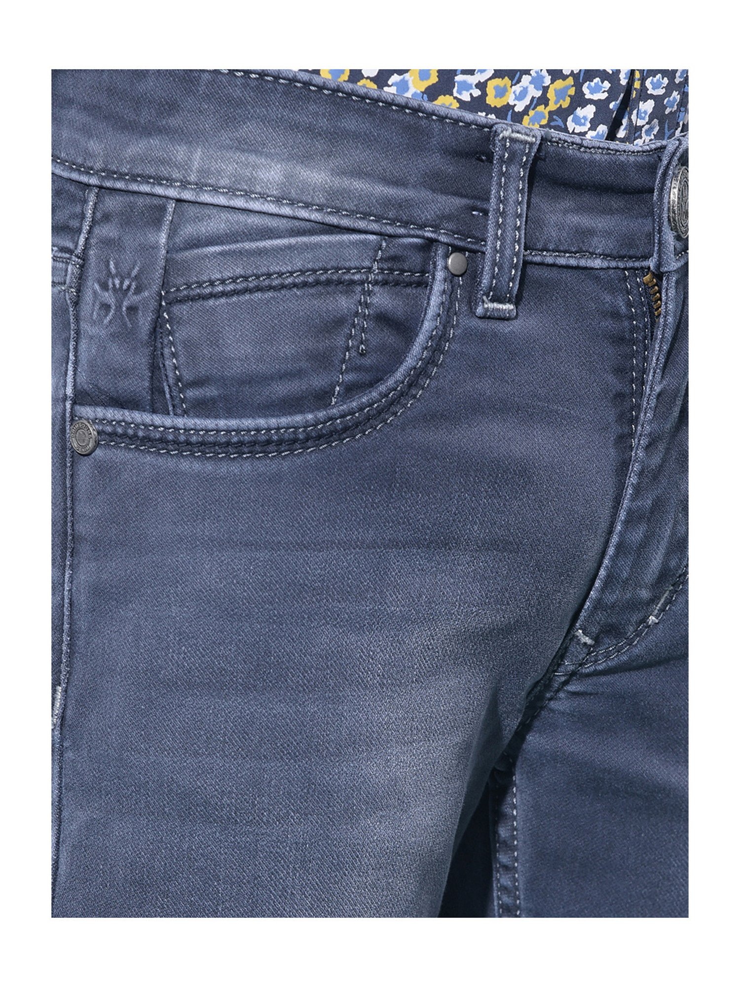 Pepe Jeans Boys Dark Blue Solid Jeans