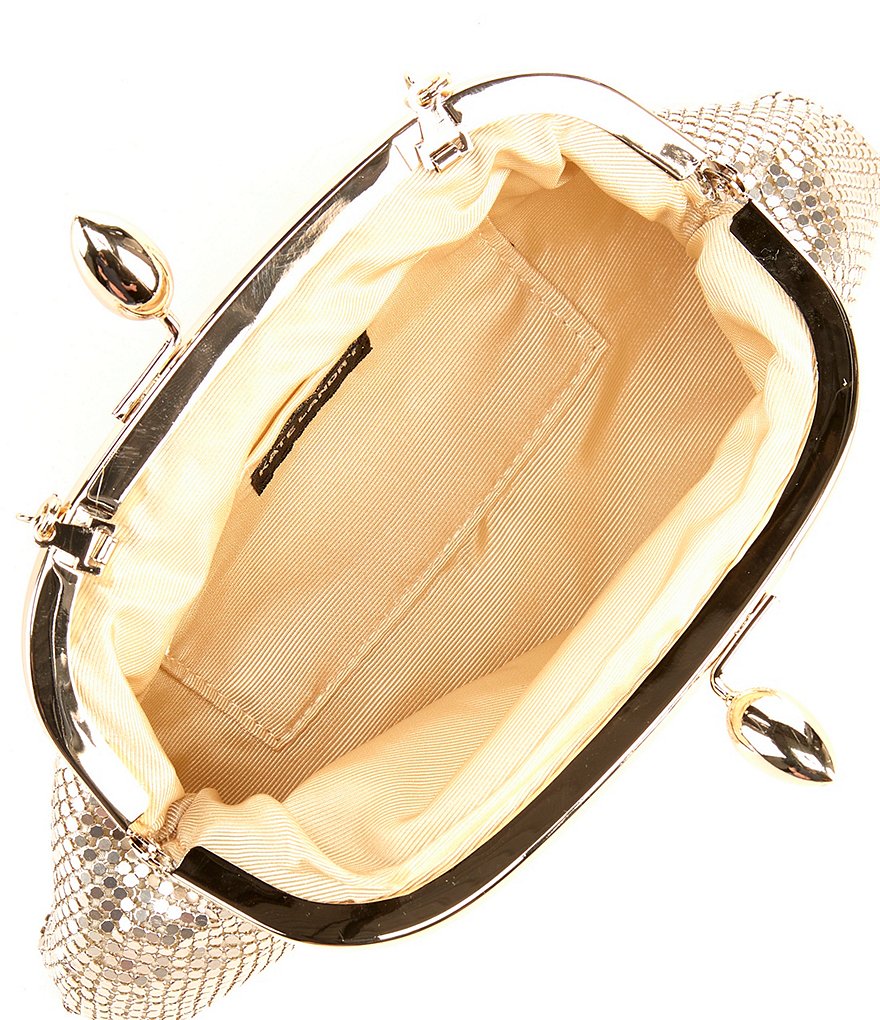 Kate Landry Satin Buckle Clutch Bag