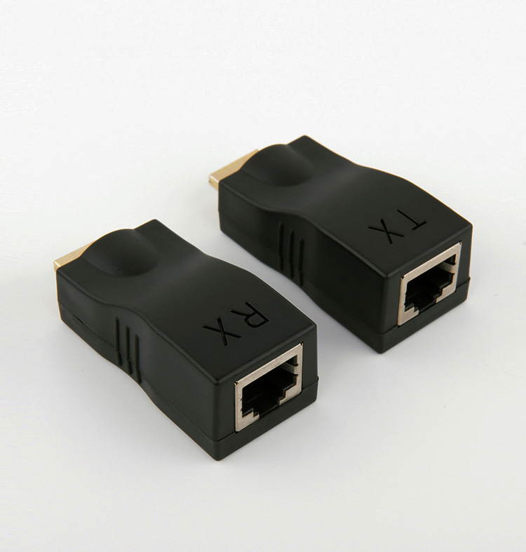 HDMI Extender 100ft Single Network Cable to HDMI HD HDMI to rj45 Signal Amplifier Transmitter