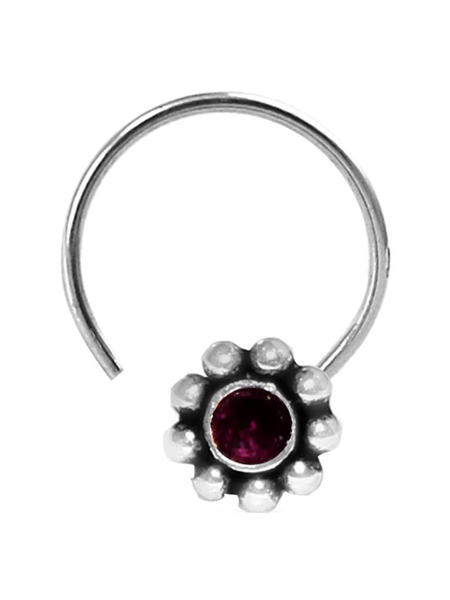 March by FableStreet 92.5 Sterling Silver Classic Nose Ring