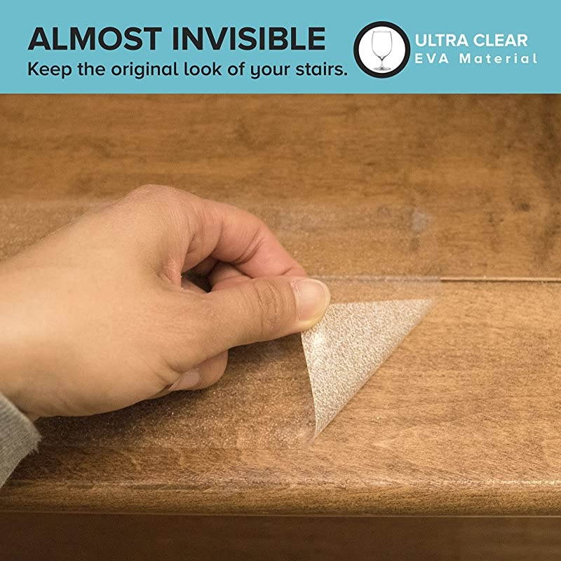 Anti Slip Waterproof Clear Safety Tape Tub and Shower Treads 2 inch X 30 feet adds NonSlip Traction to Tubs Pools Boats Stairs Transparent Soft Comfortable for Bare feet 2 X 30