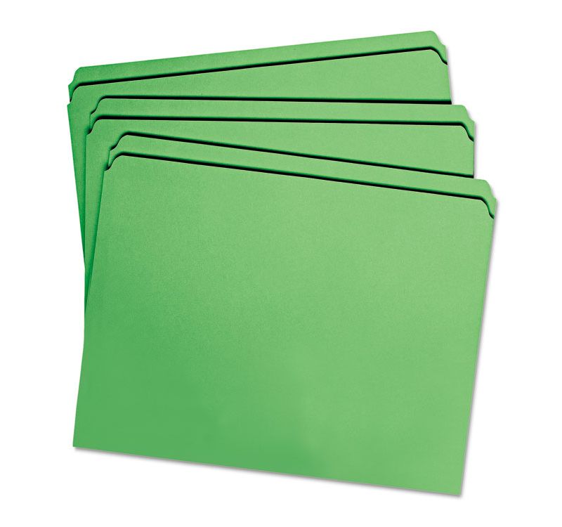 Smead Reinforced End Tab Fastener Folder Two Fasteners Letter Manila 50/BX 34105