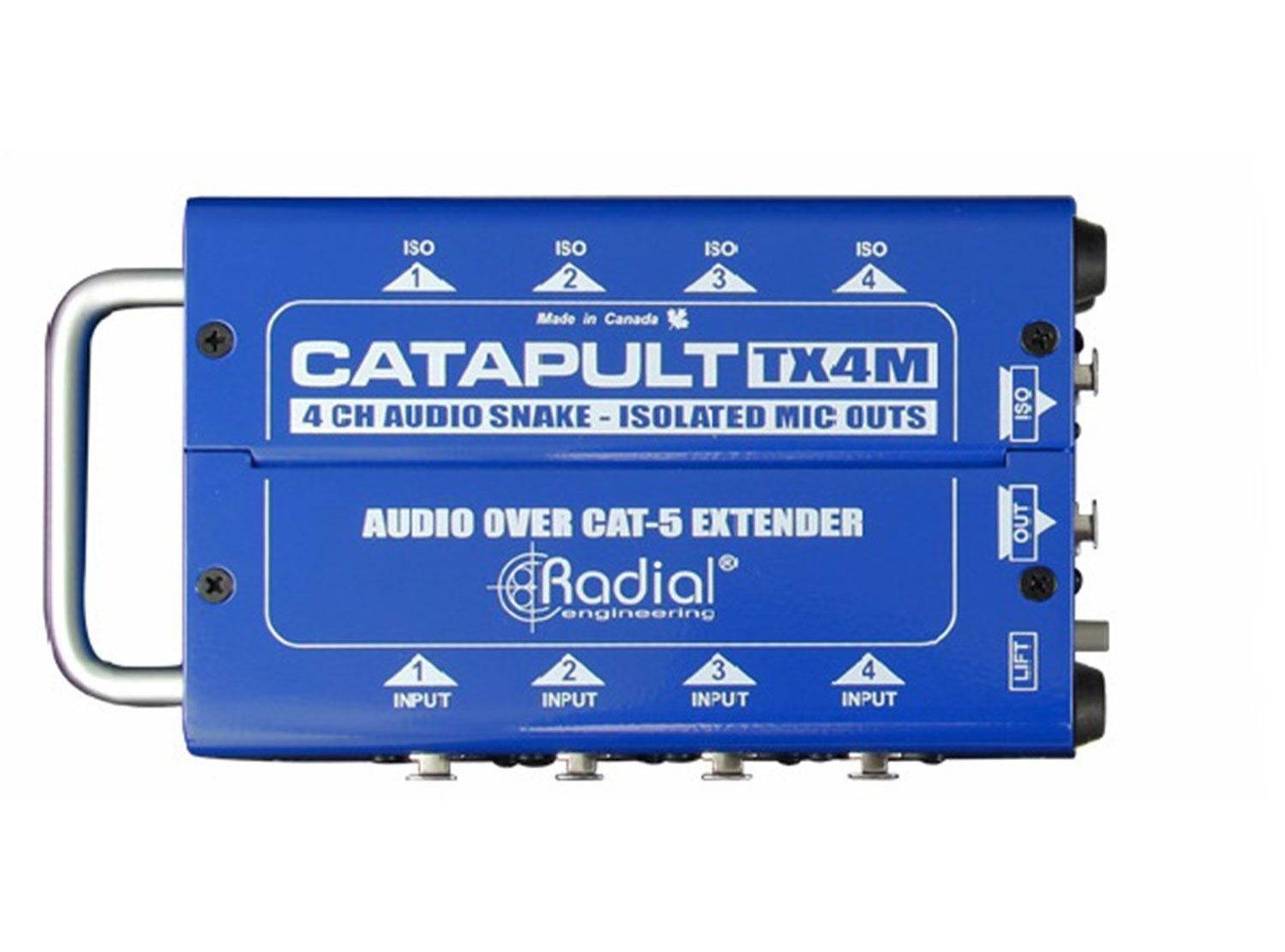 Radial Catapult TX4M 4-Channel Cat 5 Audio Snake
