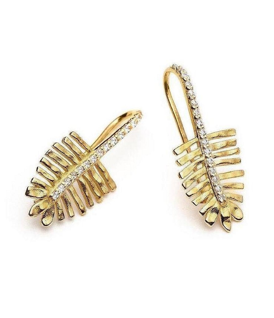 With Love Darling Tulsi Leaf Earrings