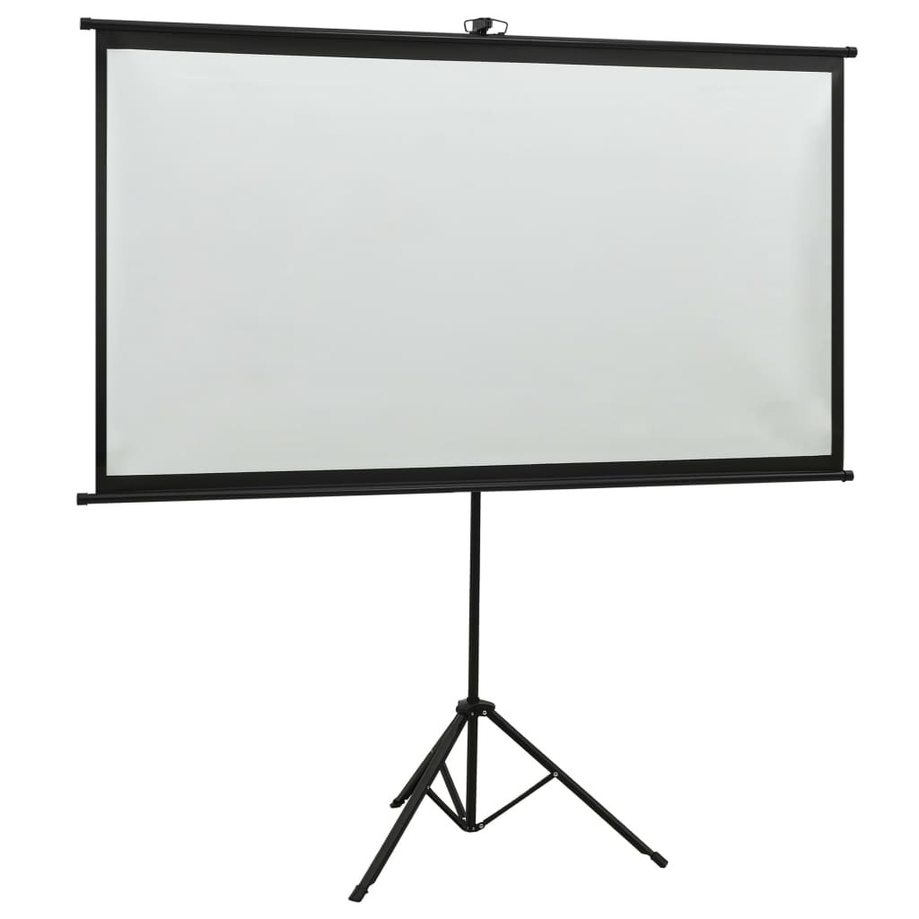vidaXL Projection Screen with Tripod 90" 16:9 Home Theater Screen Presentation