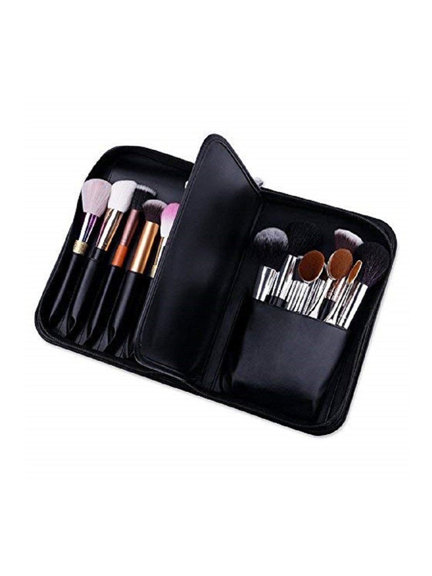 Bronson Professional Makeup Brush Storage Case Handbag Multi Compartment Organizer