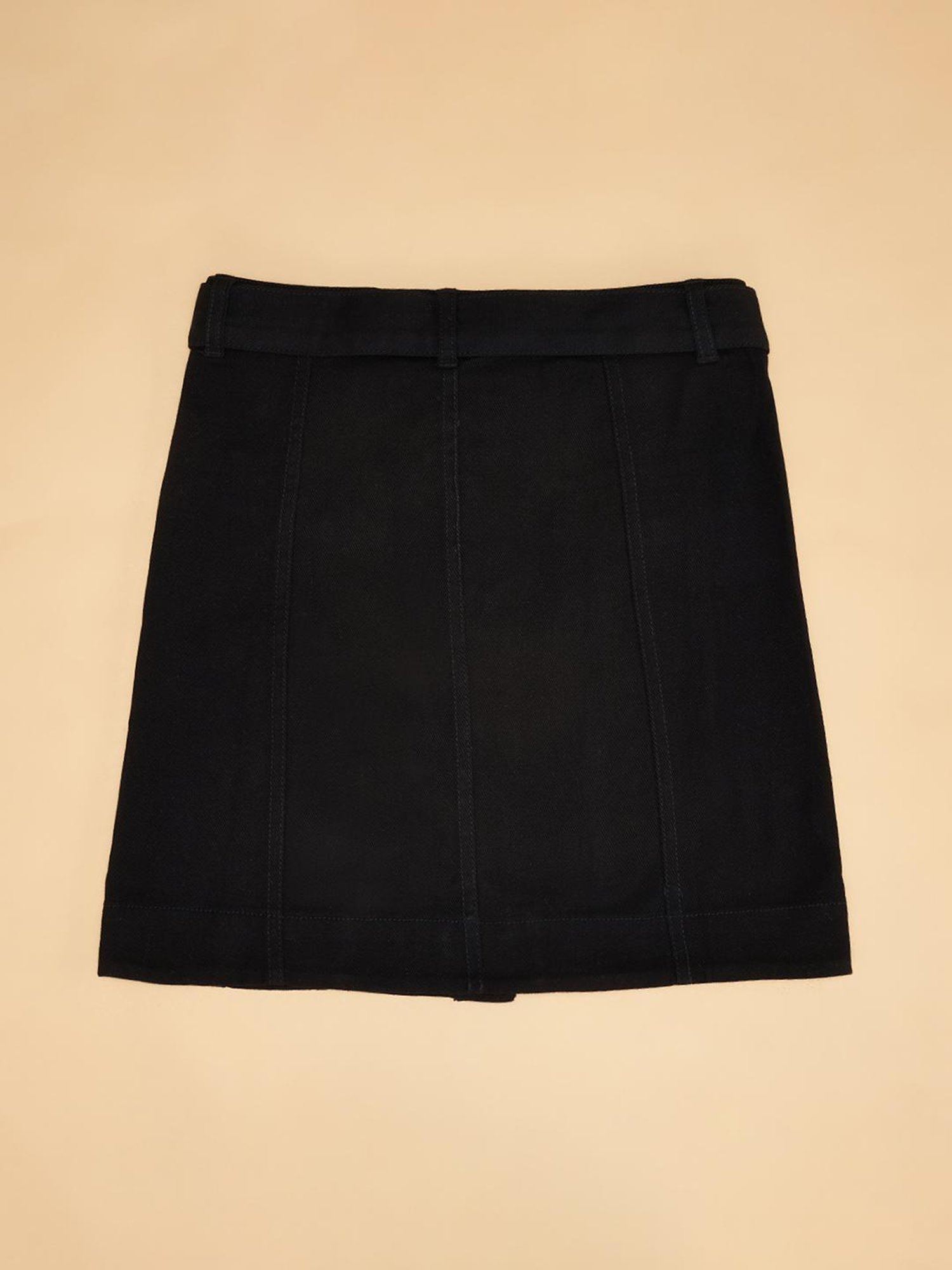 Pantaloons Junior Black Skirt