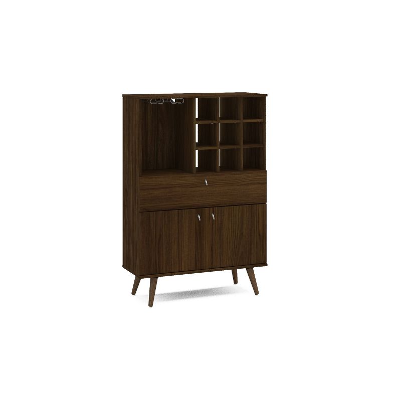 Napa Bar Cabinet Dark Brown - Chique