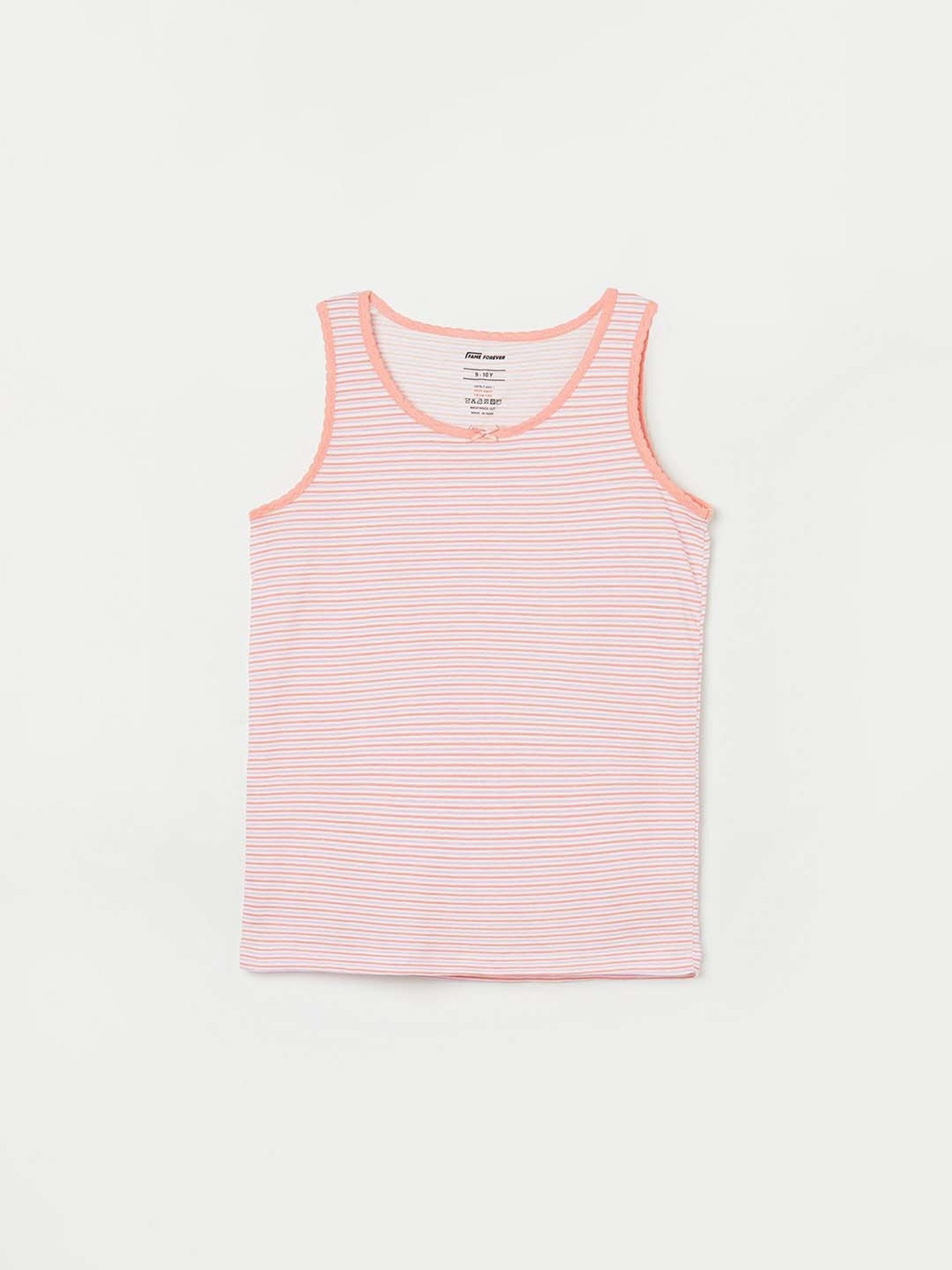 Fame Forever by Lifestyle Kids Multicolor Cotton Printed Tank (Pack of 3) - Assorted