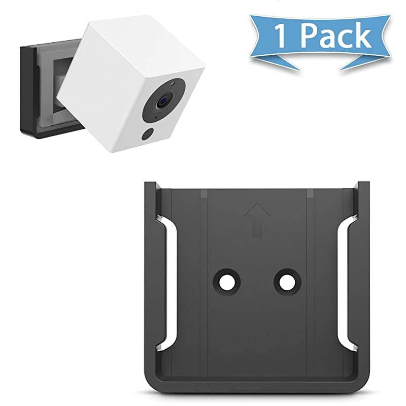 Quick Wall Mount Bracket for Wyze Cam 1080p HD Camera and iSmart Alarm Spot Camera 1 Pack Black