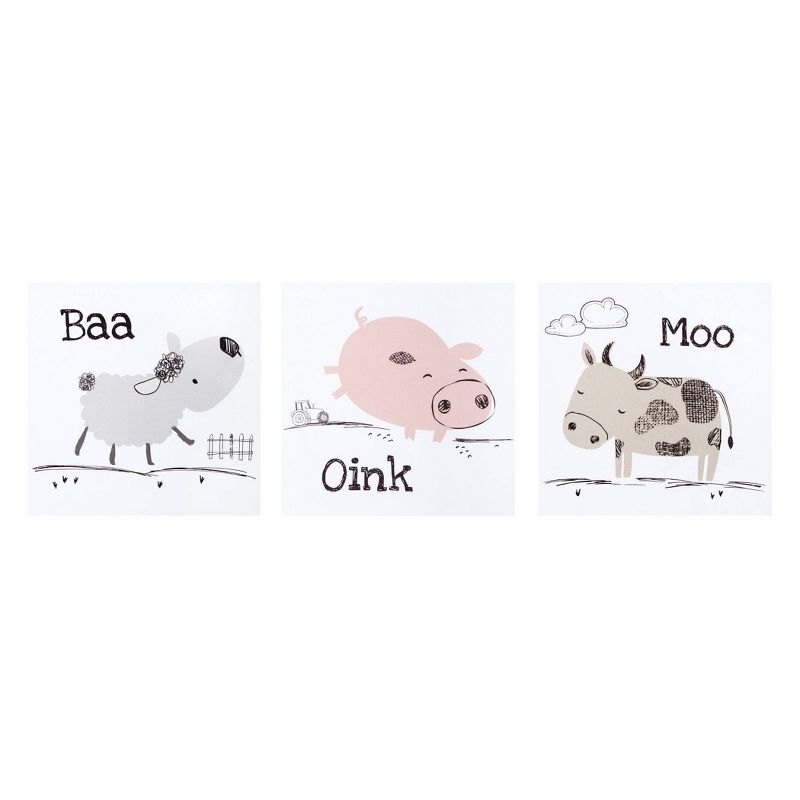 3pc Farm Stack Canvas Wall Art Set - Trend Lab