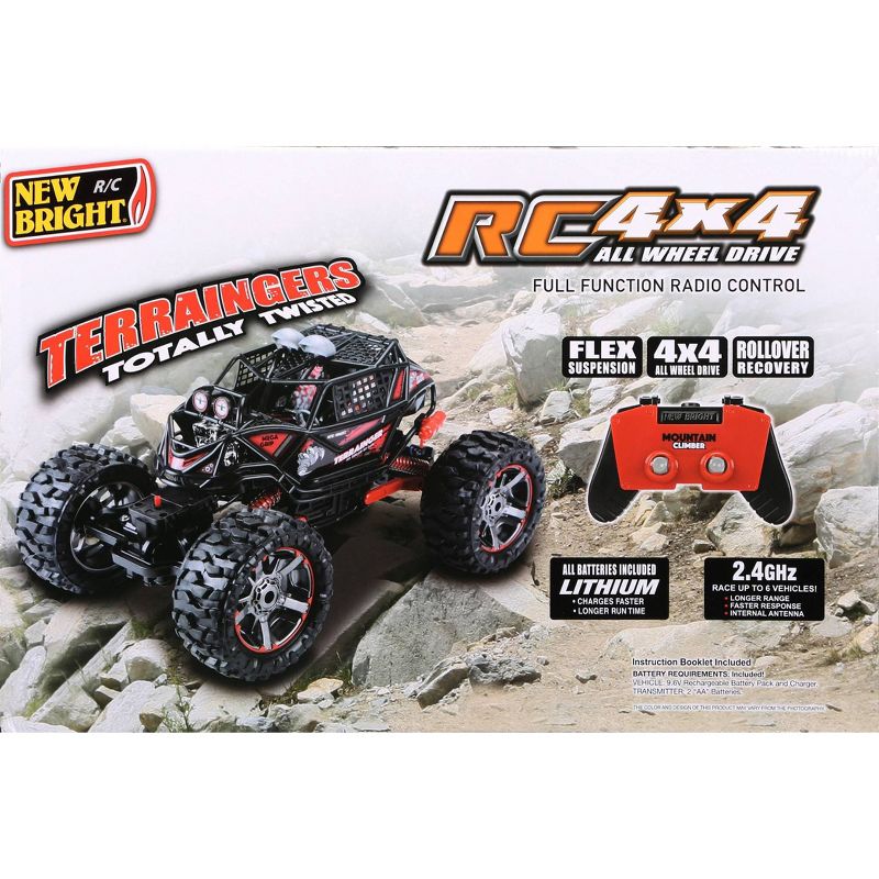 New Bright1:10 R/C Terraingers Rock Climber 4x4 - Red