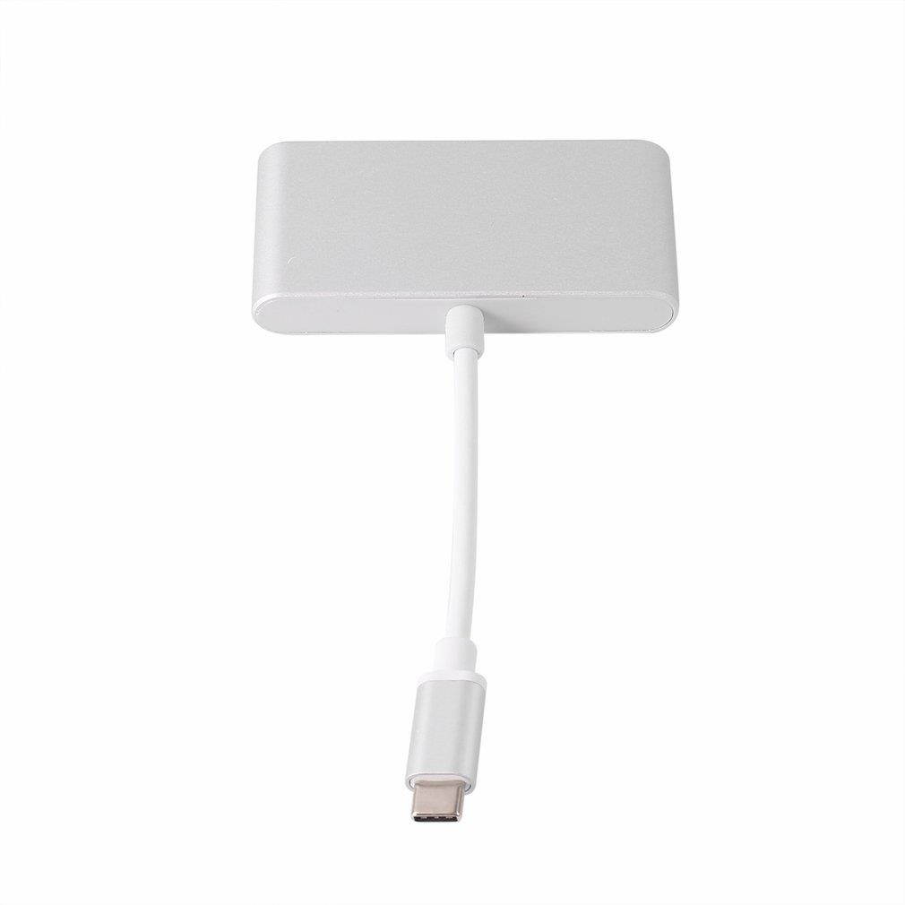 Type C USB-C to 4-Port Hub USB 2.0 Adapter 5GBps For Apple For Macbook