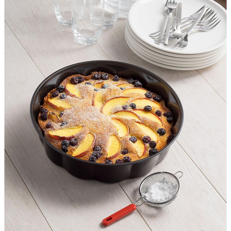 Ballarini La Patisserie Nonstick 10.25-inch Scalloped Round Cake Pan