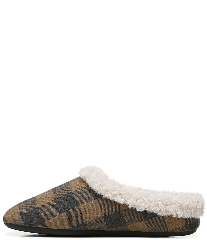 Zodiac Paloma Plaid Faux Shearling Lined Slippers