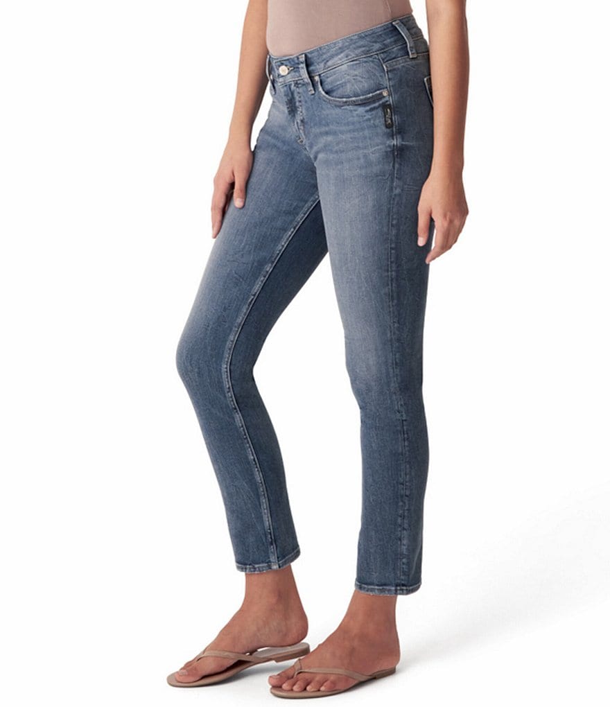 Silver Jeans Co. Highly Desirable Raw Edge Straight Jeans