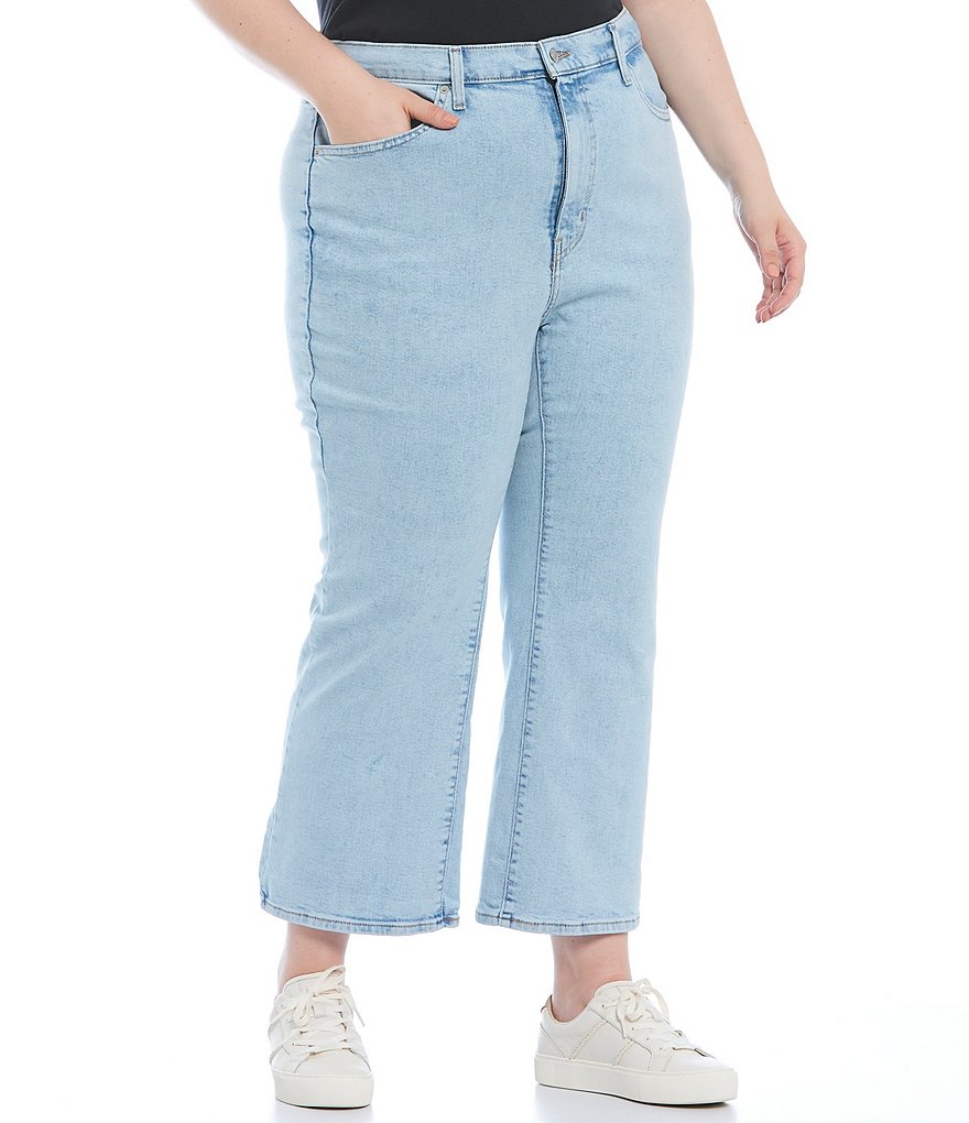 Ruby Rd. Plus Size Super Soft Stretch Denim Straight Leg Jeans