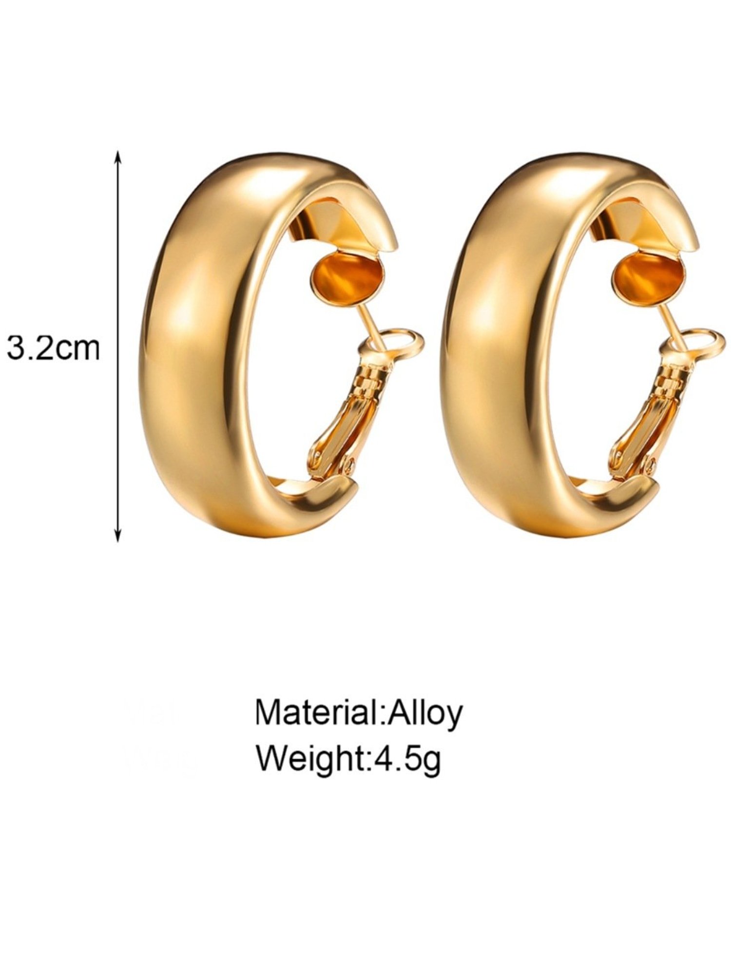 YouBella Celebrity Inspired Pearl Long Golden Golden Hoop Earrings for Women