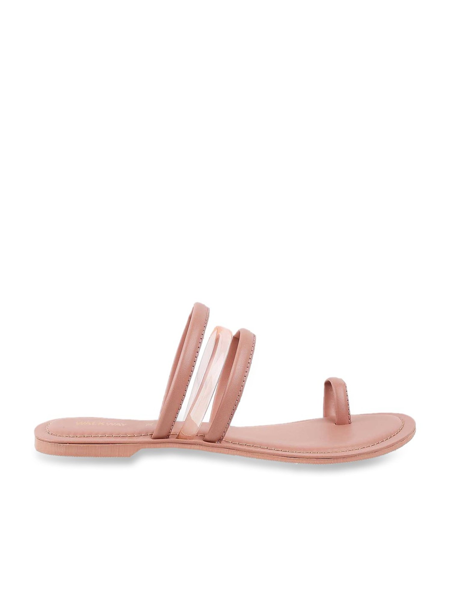 Walkway Women's Peach Toe Ring Sandals