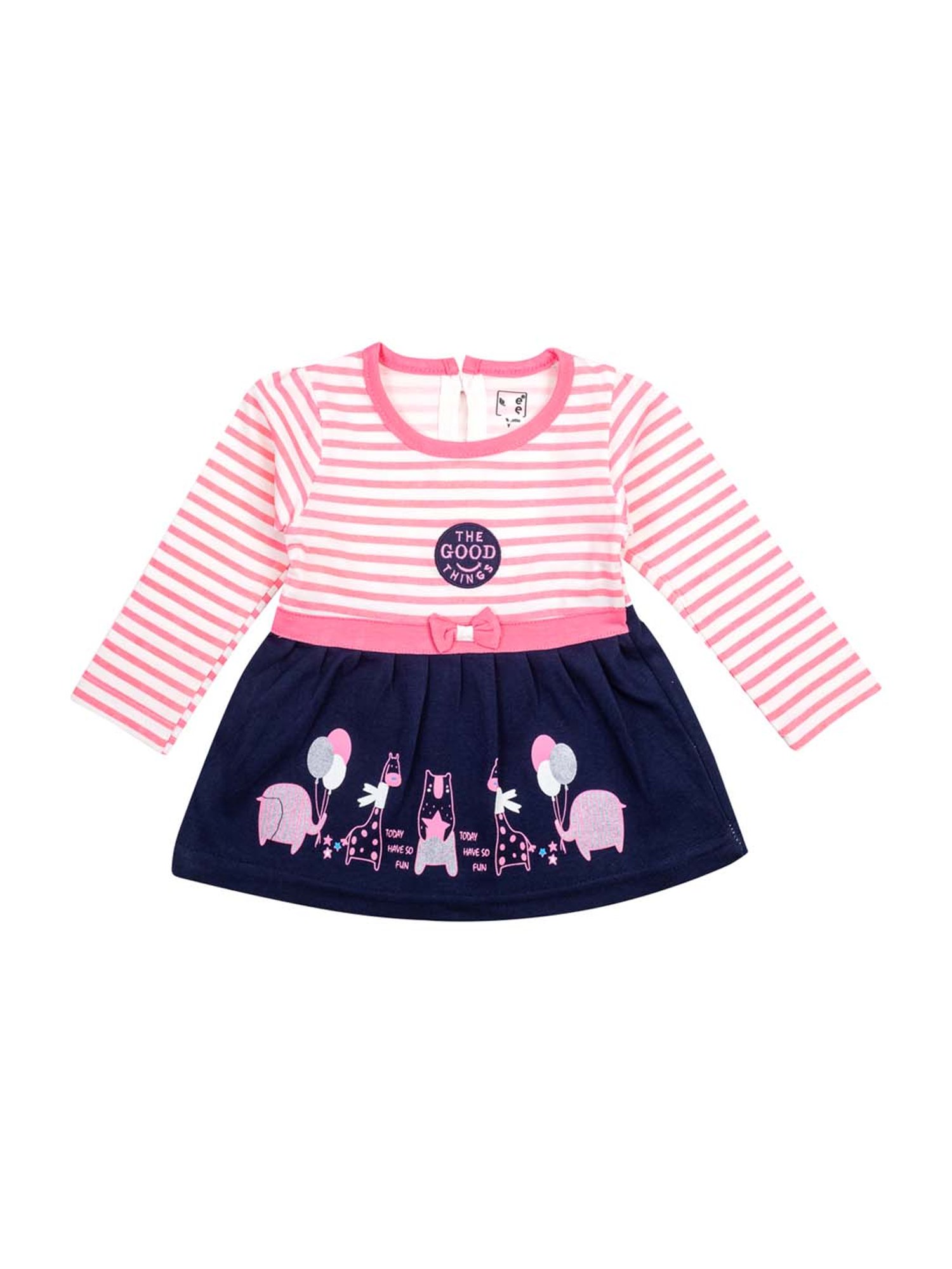 Mee Mee Kids Pink Cotton Printed Top & Leggings