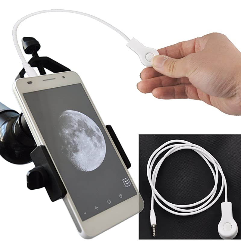Camera Shutter Wire Control for Smartphones and Smartphones Adapter Mount Such as Universal Cell Phone Adapter Mount Remove Vibration Get Better Photos