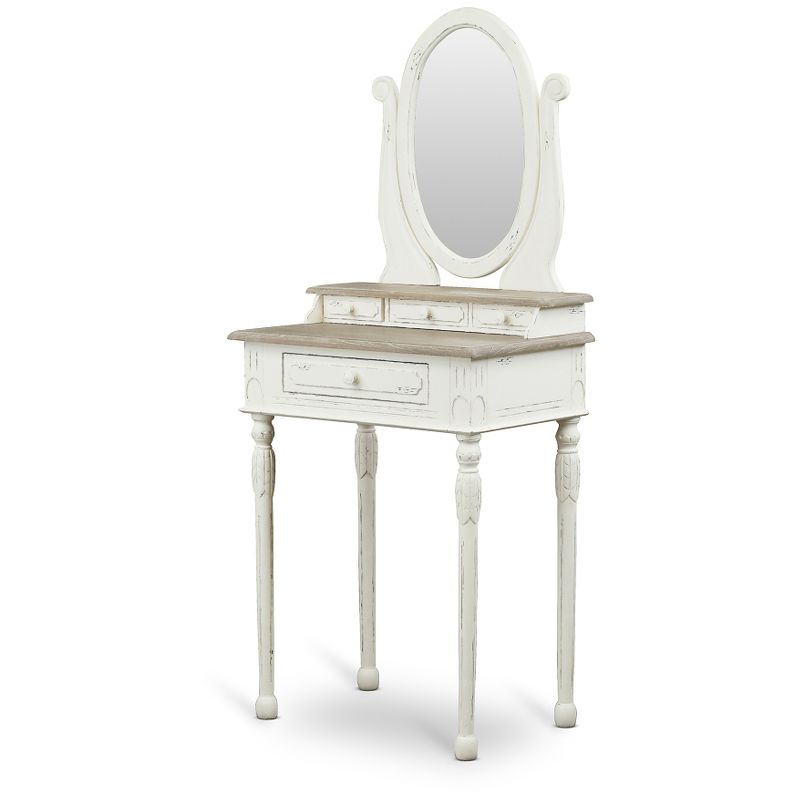 Salisbury Vanity w/Mirror White - Chique