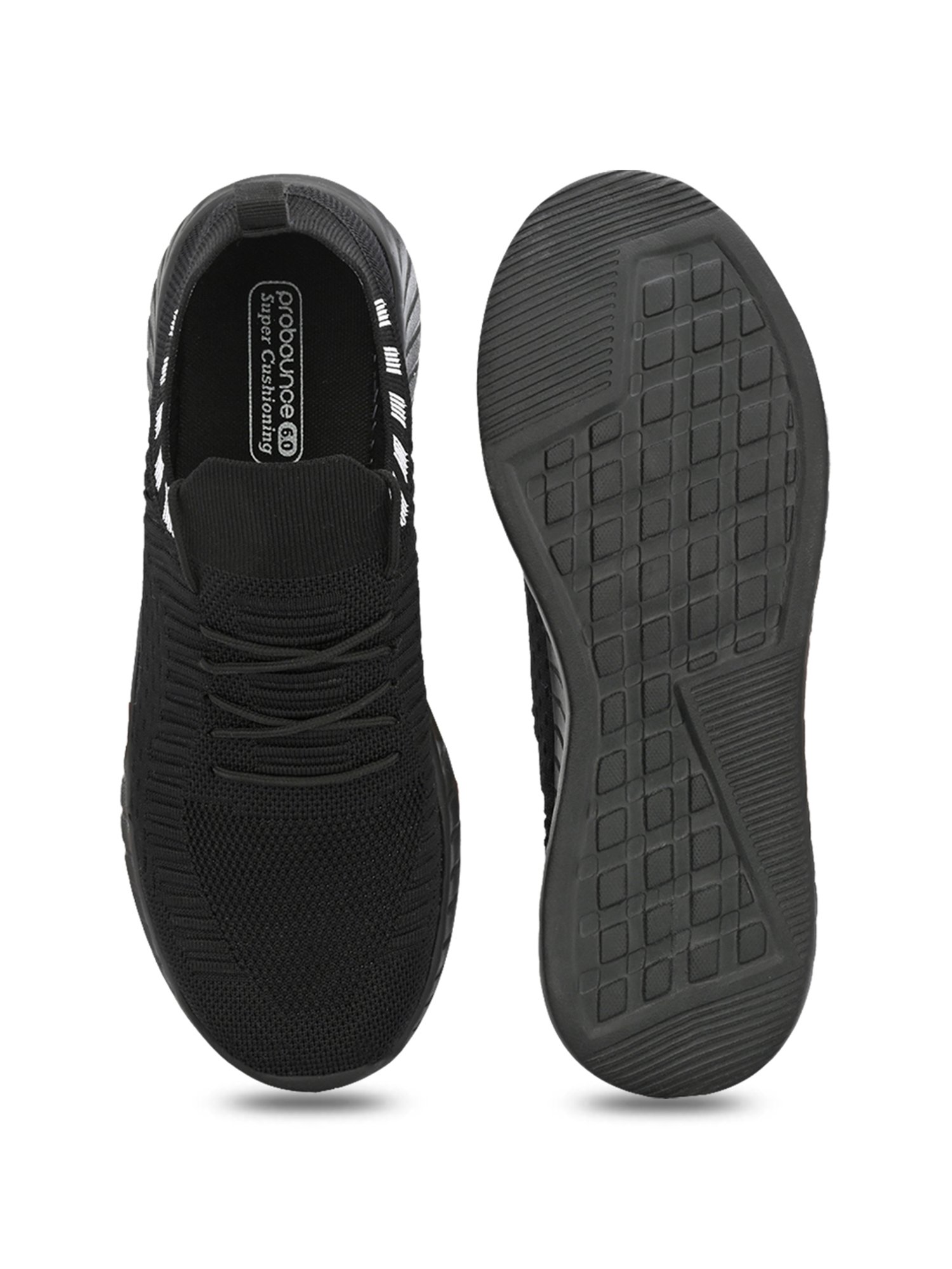 Yuuki Men's Black Running Shoes