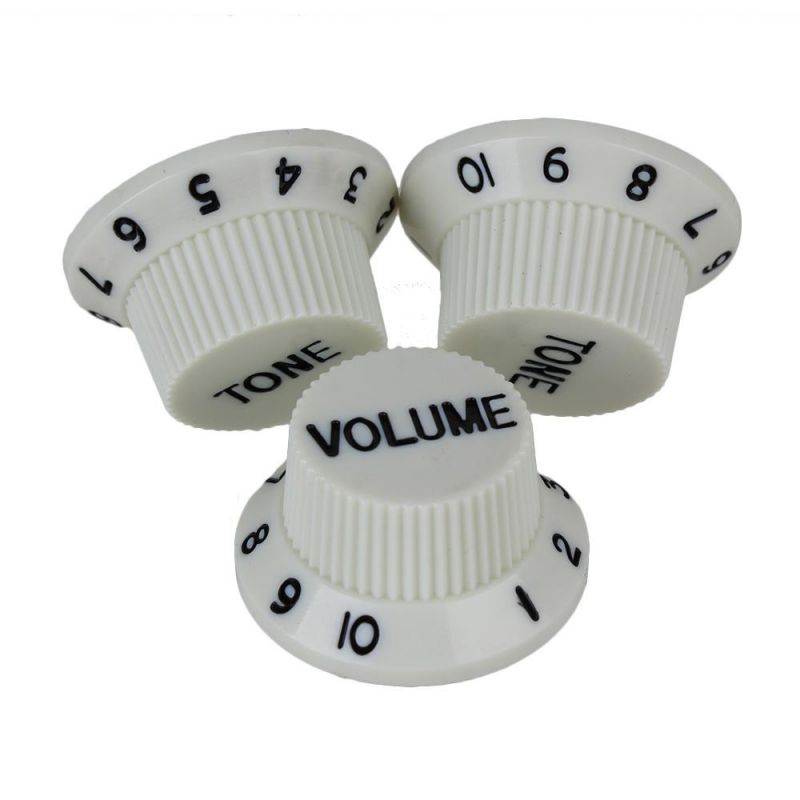 BQLZR 5piece Hut UFO Bell Control Knob 1 Volume 2 Tone for Electric Guitar Mint Green