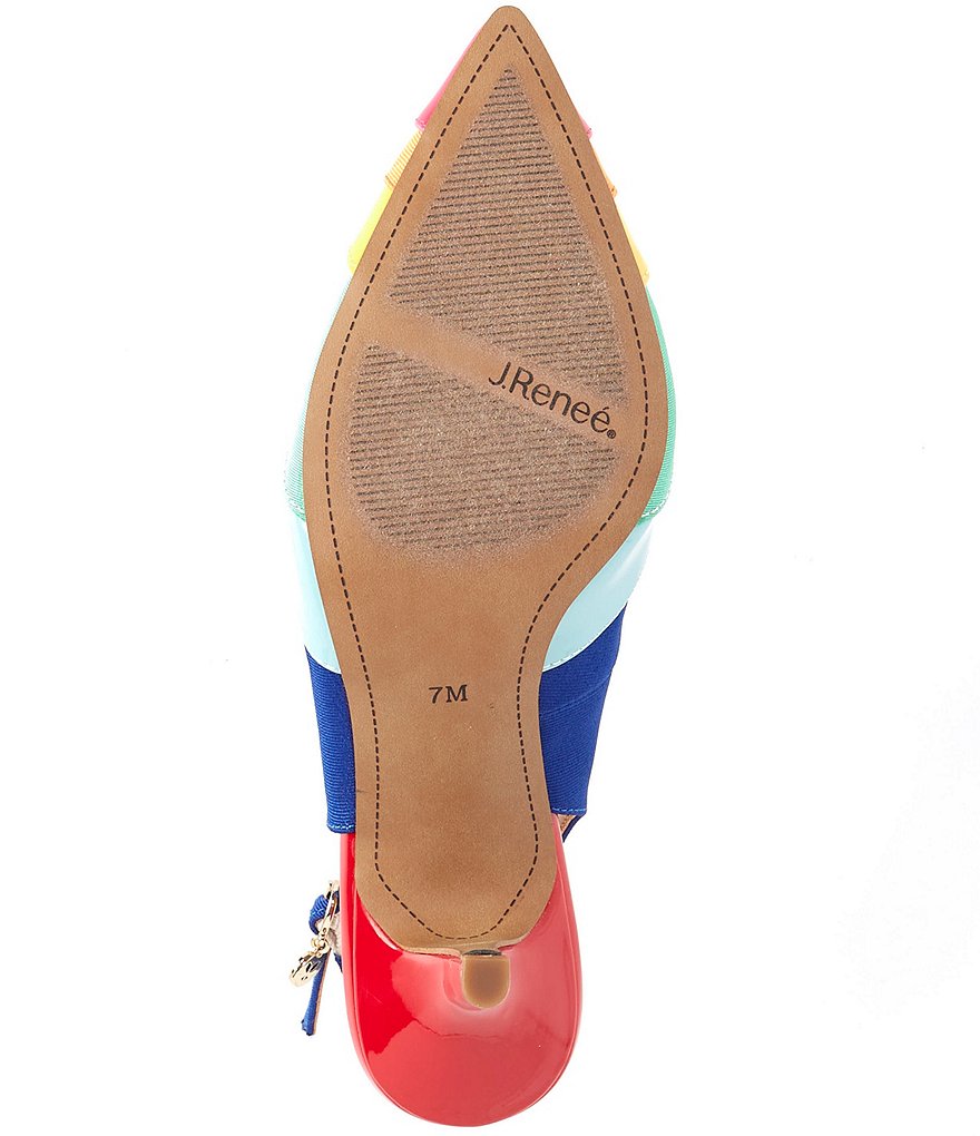 J.Renee Harra Colorblock Slingback Pumps