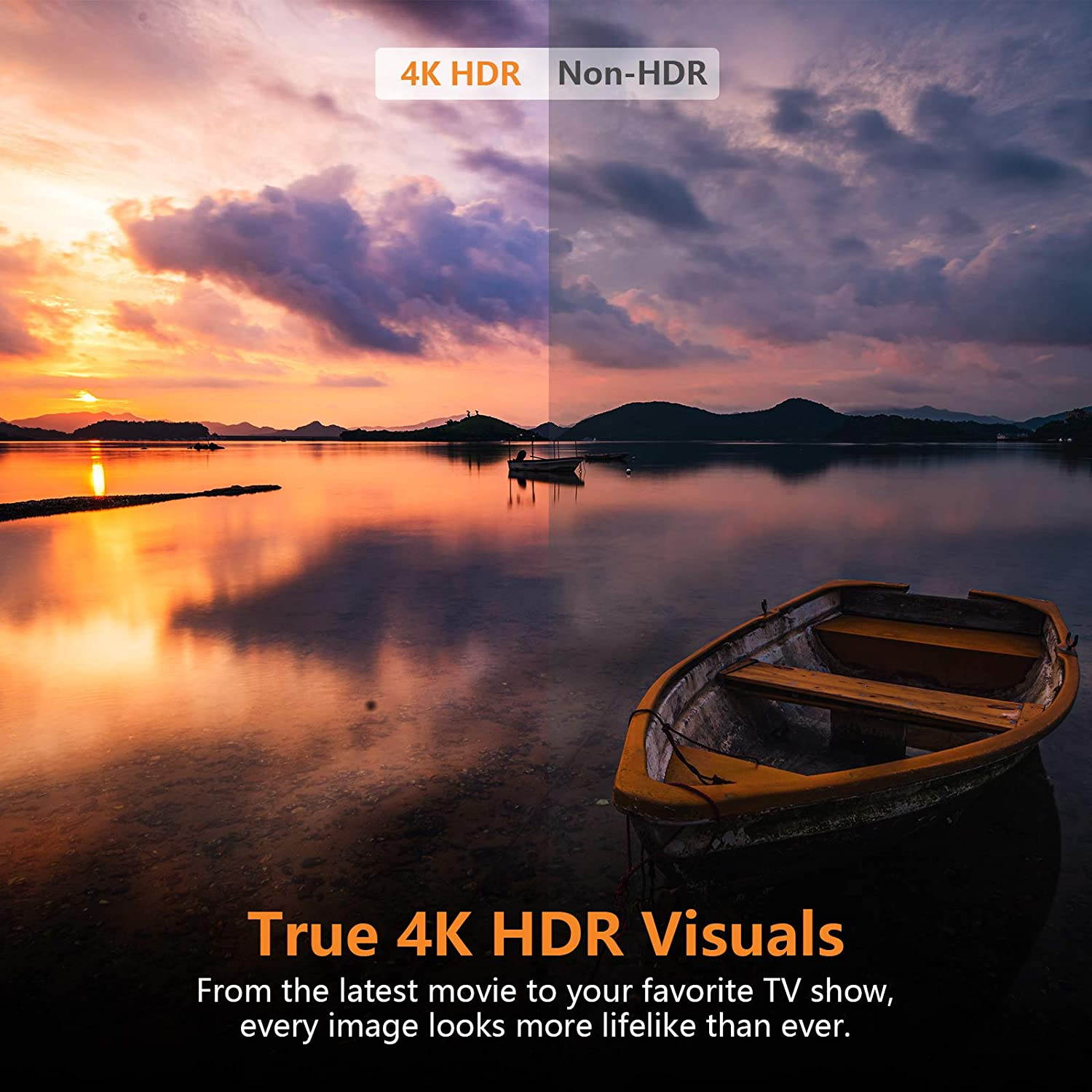 4K HDMI Cable HDMI 2.0 High Speed 18Gbps Cable PVC Supports 3D 4K@60Hz True HD Dolby 7.1 ARC HDCP 2.2 Compatible with UHD TV, PS4, PS3, Blu-ray, PC, Projector, Monitor (16.4ft/5M)