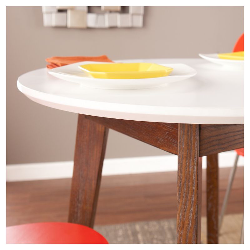 Oden Dining Table Wood/White - Holly & Martin