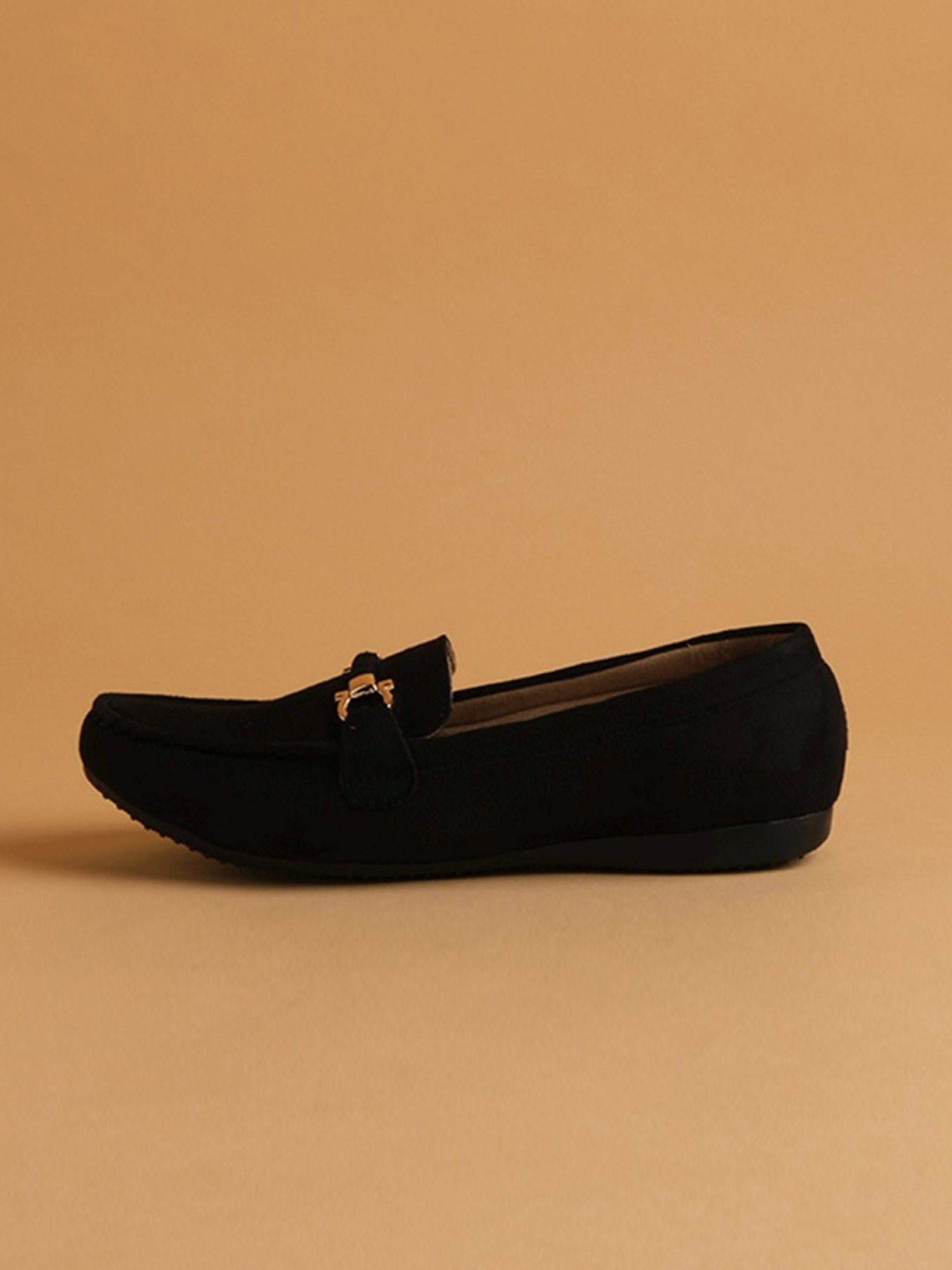Eridani Women's Sisily Black Loafers