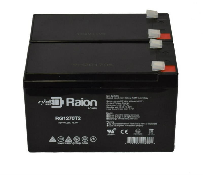 Raion Power 12V 7Ah UPS Battery For APC BACK-UPS RS BR1000G - 2 Pack