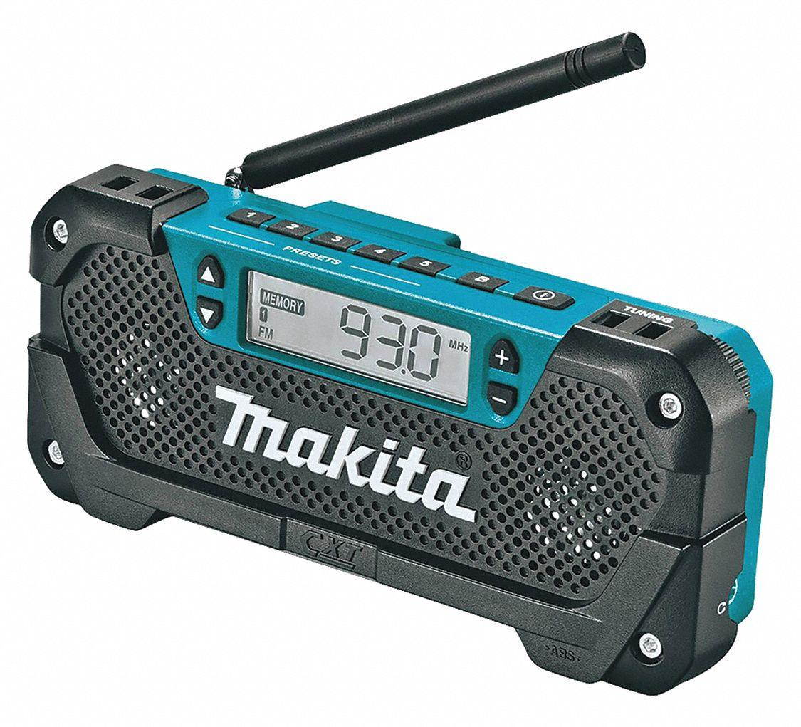 Makita Cordless Compact Job Site AM/FM Radio (Battery Not Included)