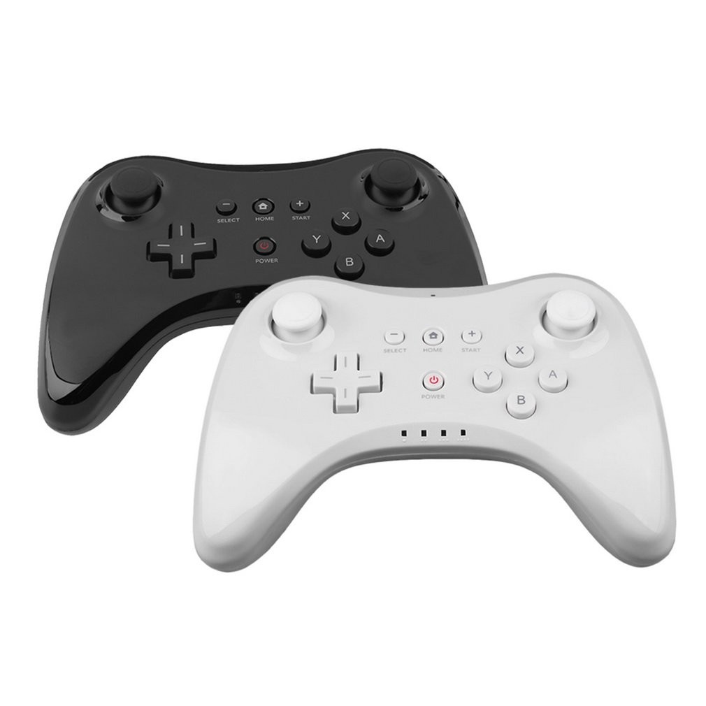 Wireless Controller Gamepad Joypad Joystick Remote Black Wireless Controller for Nintendo Wii U Pro