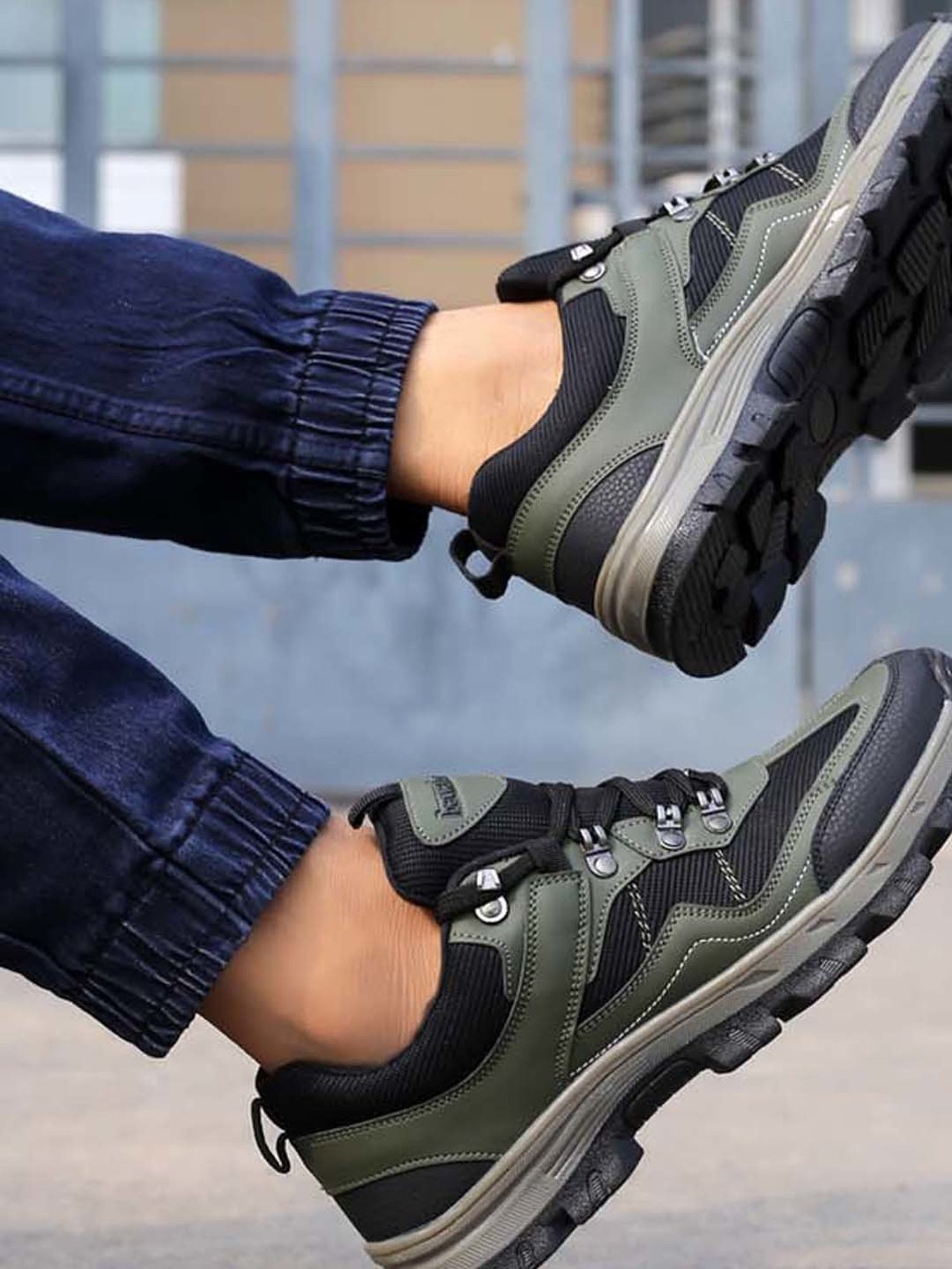 Khadim Men's Navy Outdoor Shoes