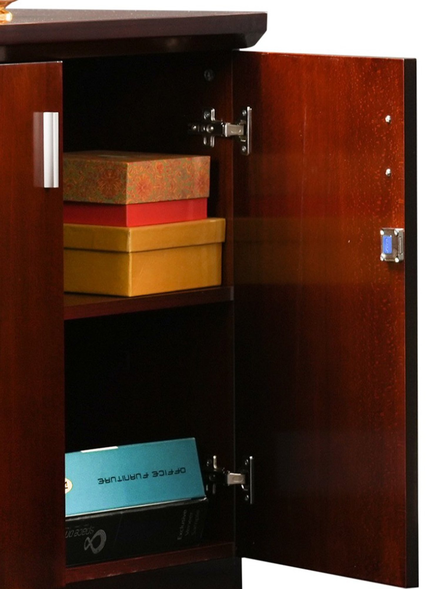 Durian Bliss Black Premium Leatherette Executive Chair