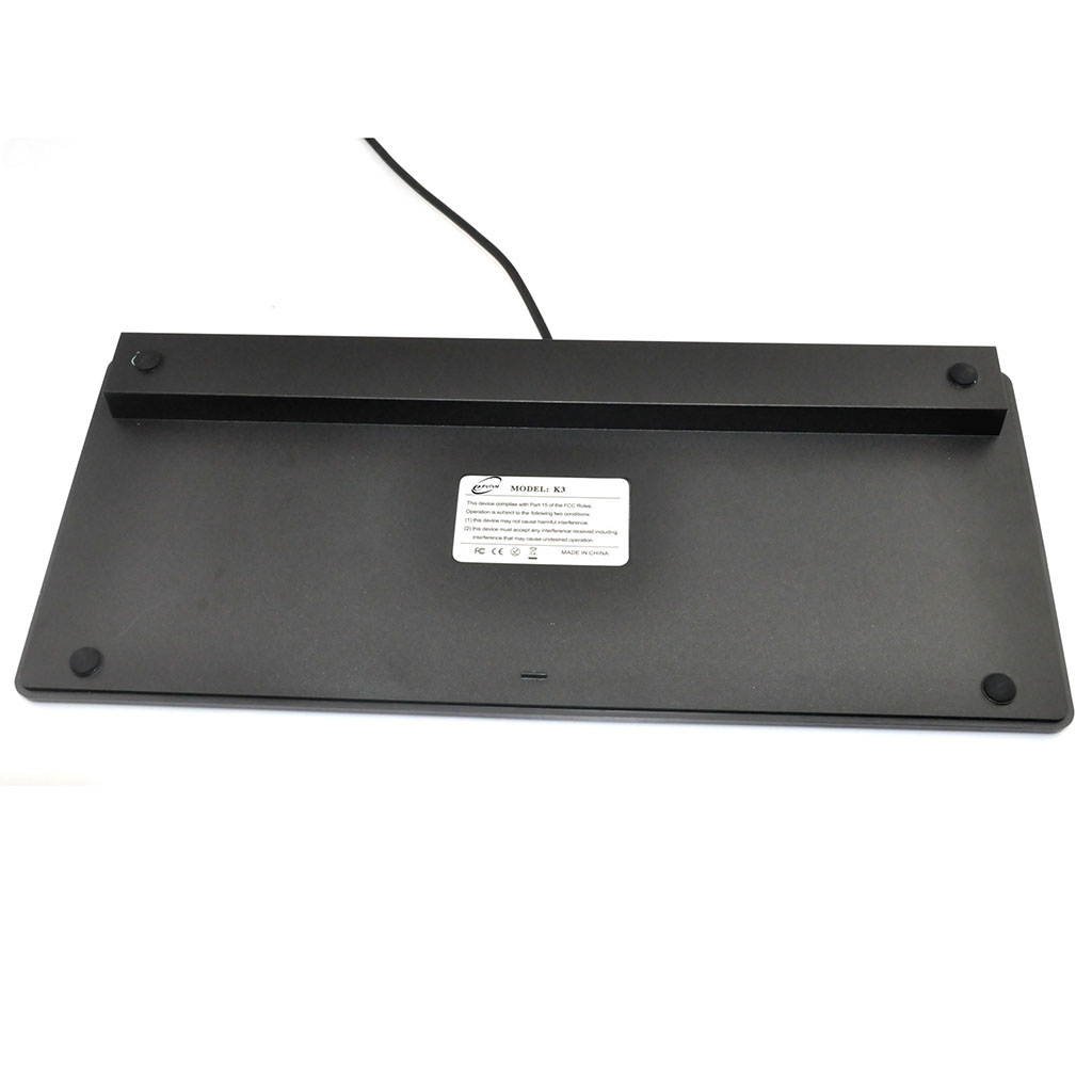 iKKEGOL Mini USB Slim Wired 78 Key Small Compact Keyboard for Desktop Laptop PC Win 7 - Black