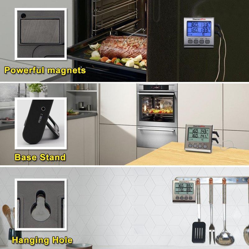 ThermoPro TP-17 Digital Meat Cooking BBQ Food Electronic Thermometer.