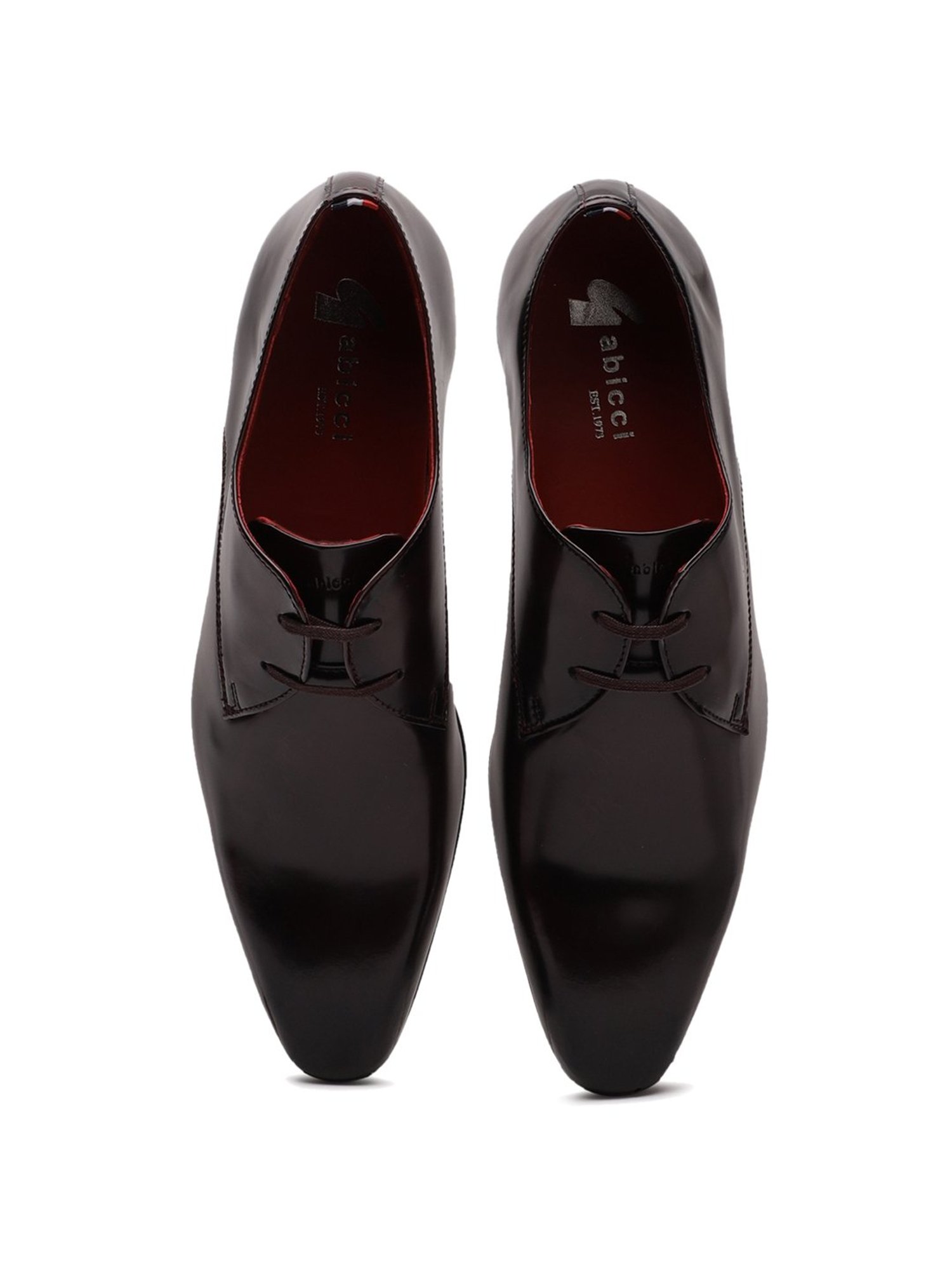 Gabicci Men's Dapper Burgundy Derby Shoes