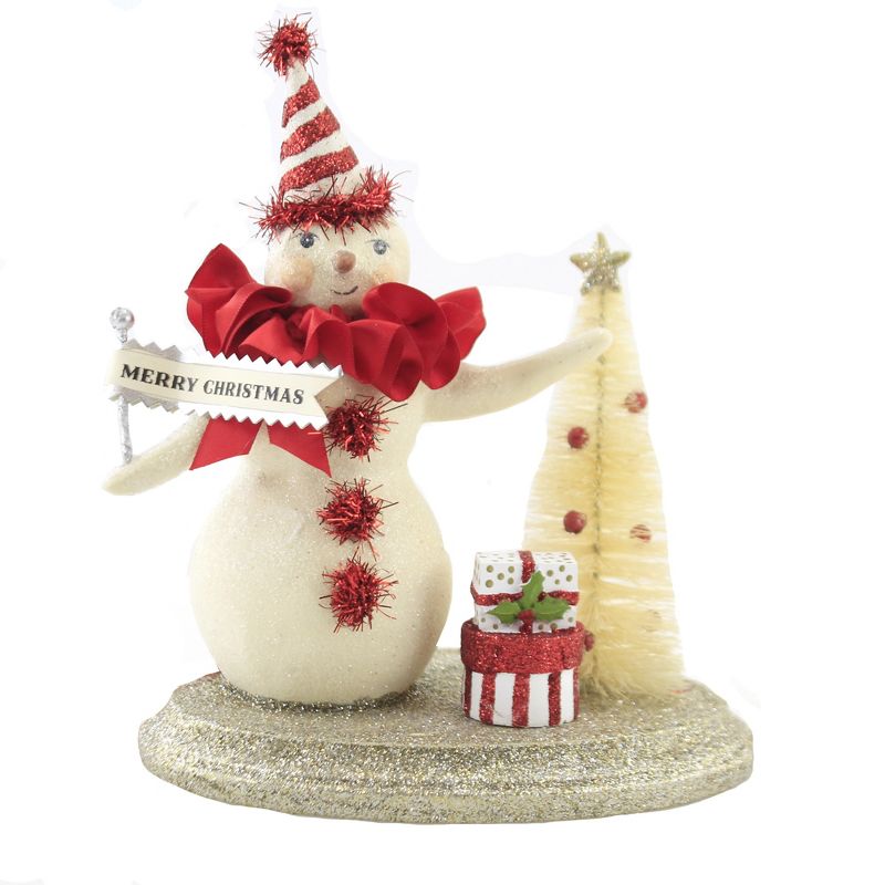 Heather Myers 7.52" Renoir Christmas Snowman Tree  -  Decorative Figurines