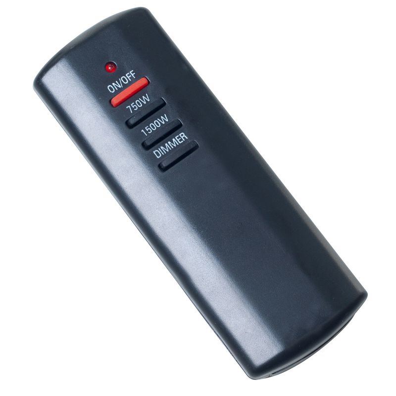 Northwest Curved Glass Electric Fireplace Wall Mount & Remote Black