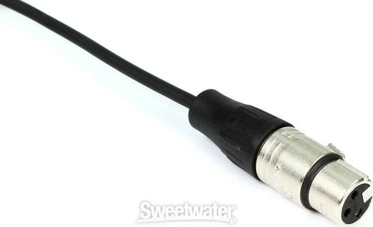 SuperFlex GOLD Patch Cable, XLR Male to XLR Male - 1' Length