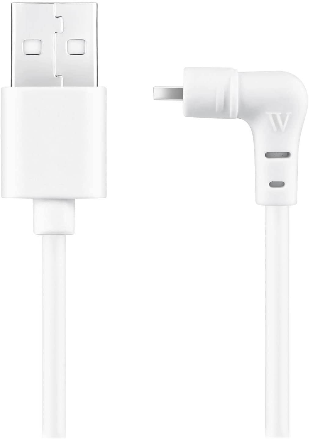 Wasserstein Weatherproof 20ft/6m Charging Cable Compatible with eufyCam E Wireless Security Camera - Continuously Charge Your eufyCam E (White)