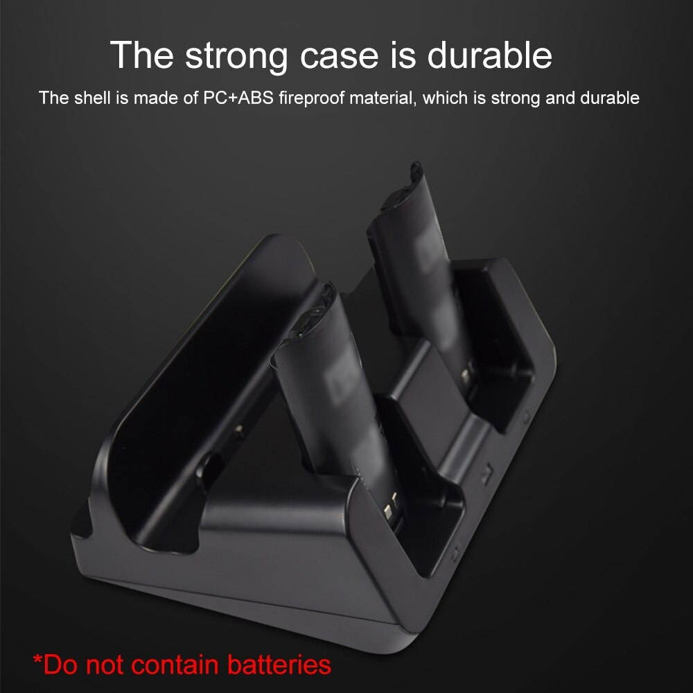 Gamepad Charger Dock For Wii Charging Station Dock Stand Fast Charging For Wii Remote And Wii U Gamepad USB Fast Stable Player