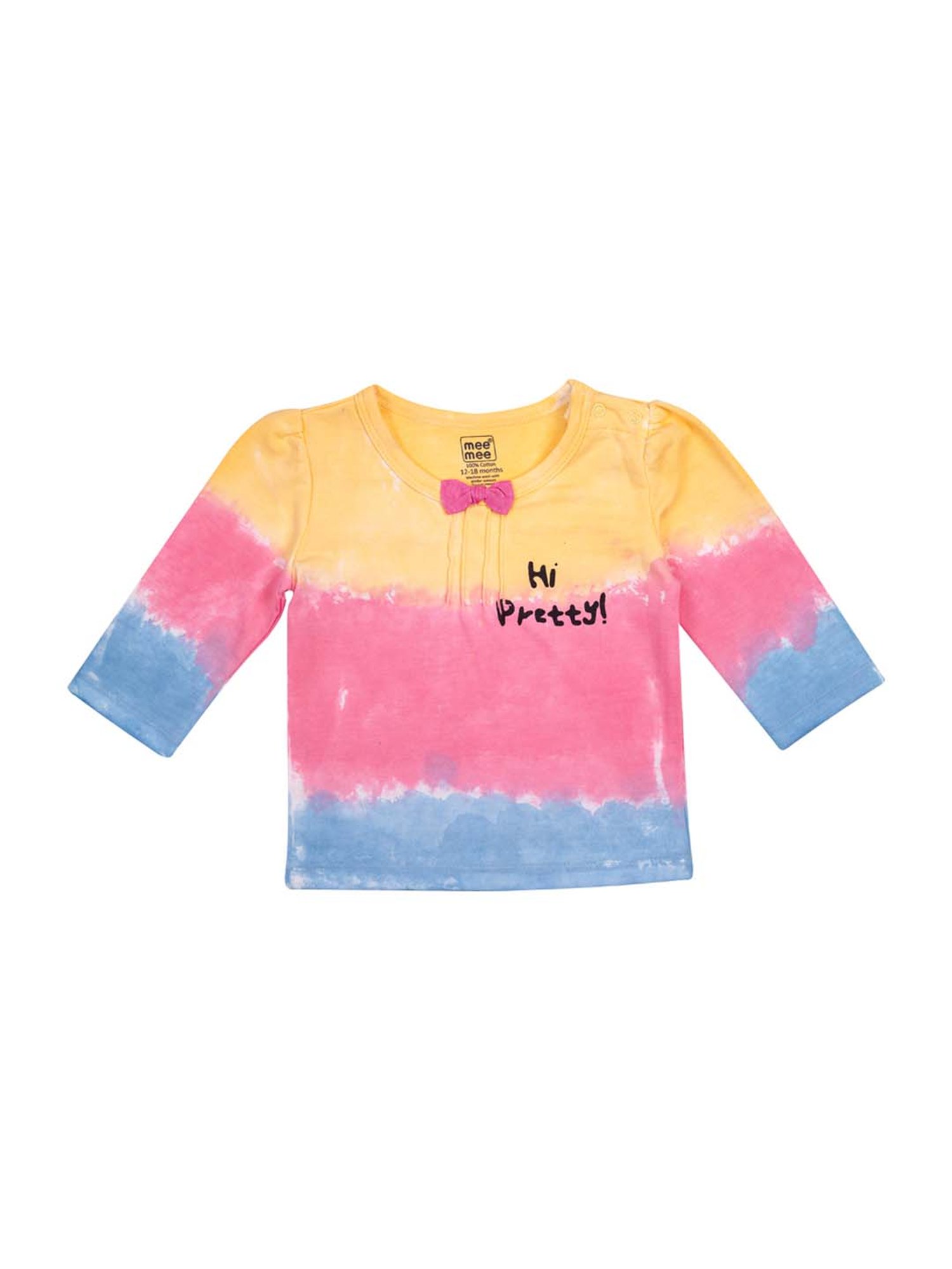 Mee Mee Kids Multicolor Printed Tops - Pack of 2