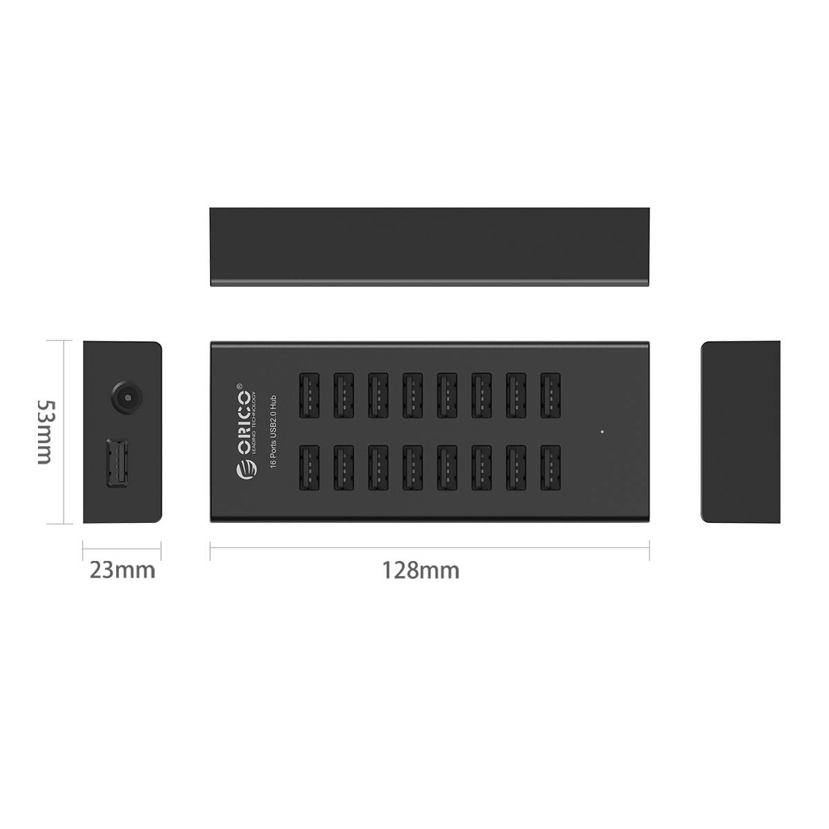 USB 3.0 Hub, Portable SuperSpeed 4 Port USB 3.0 Hub with Built-in Cable , USB Extension Multi-function USB Dock Hot Swapping Support for  Mac, PC, USB Flash Drives and Other Devices