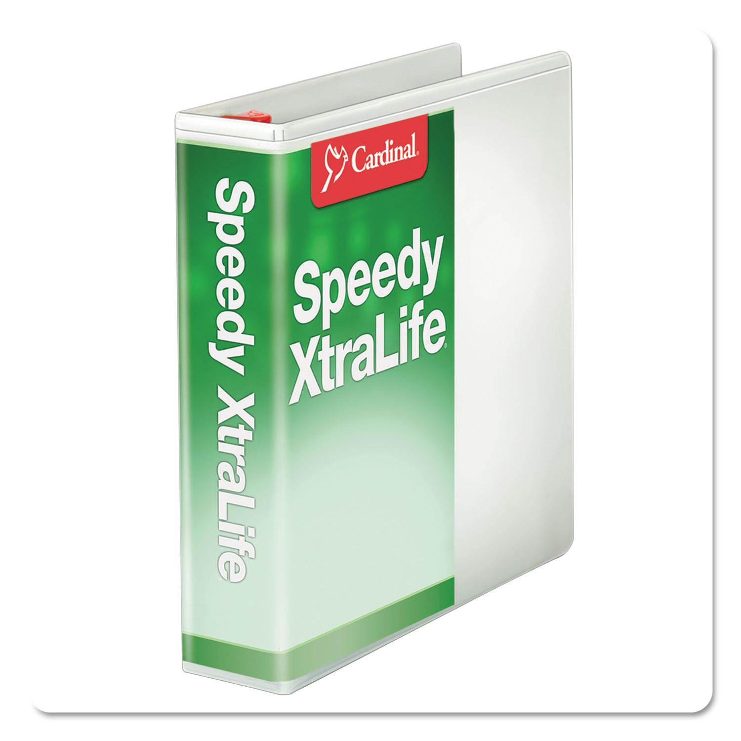 Cardinal Speedy XtraLife Non-Stick Locking Slant-D Ring Binder 2" Cap 11 x 8 1/2