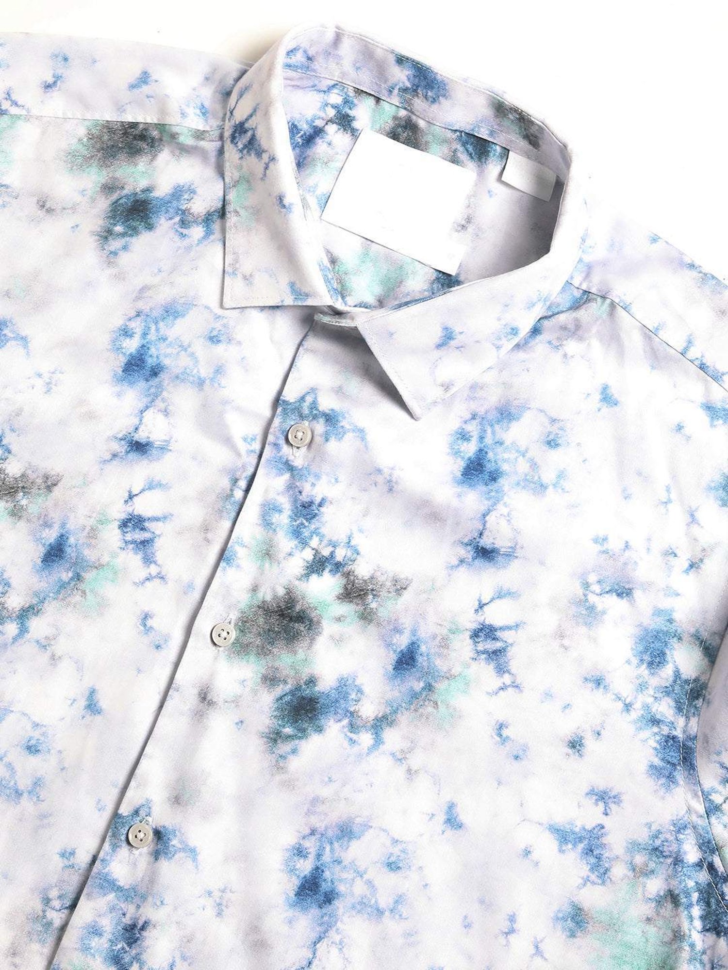 The Bear House Multicolored Cotton Slim Fit Printed Shirt