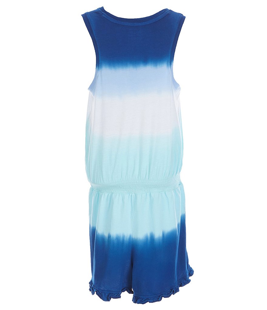 Polo Ralph Lauren Big Girls 7-16 Ombre Ruffle-Hem Romper